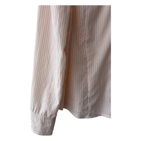 Diotima Glitter Sparkle Button Down Striped Pink size S 160/84A - Picture 3 of 10